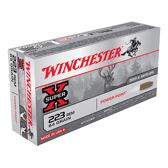 WIN SUPER-X 223REM 64GR POWER POINT 20/10 - Ammunition